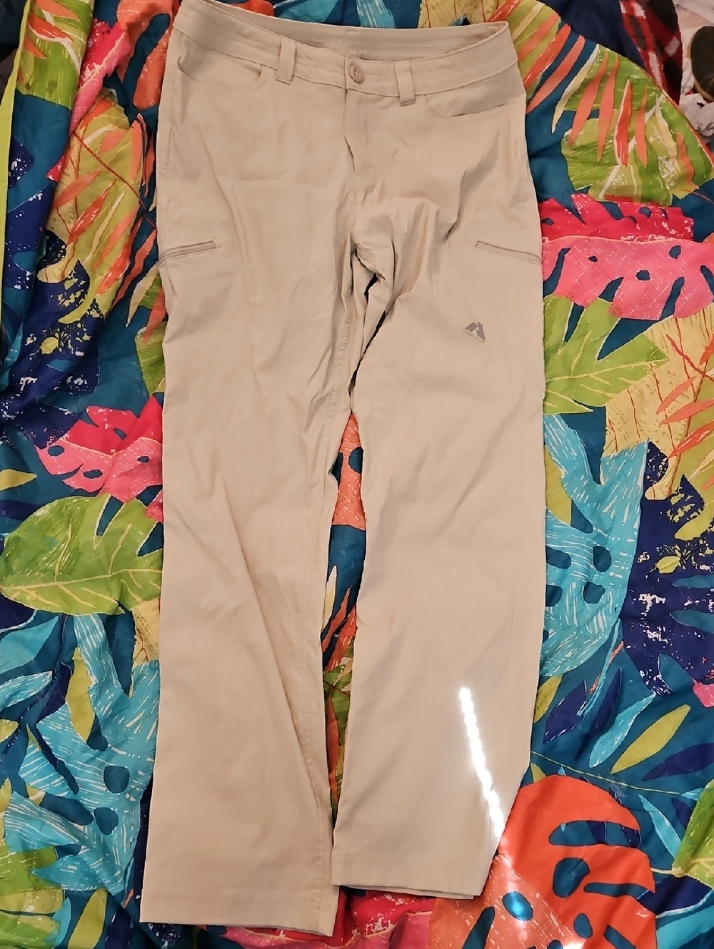 Eddie Bauer Khaki Stretch Chinos